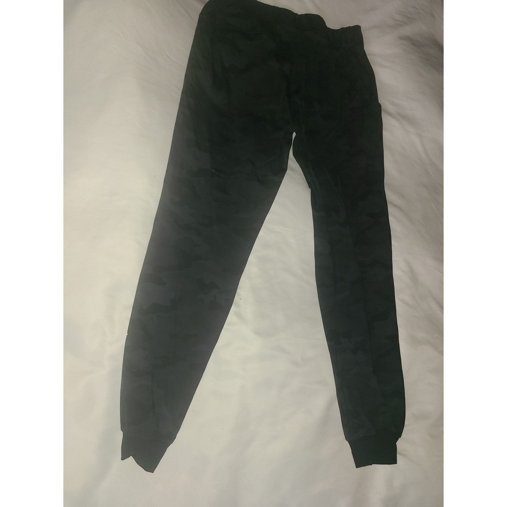 Zyia Active Womens Charcoal Camo Joggers Size L Black Camouflage Athletic Pants